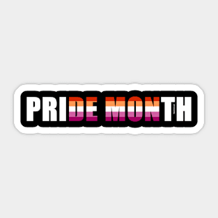 Pride Month Demon Lesbian Sticker